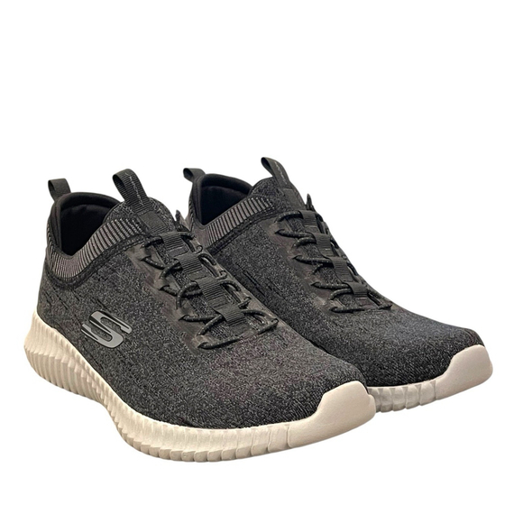 SKECHERS Other - Skechers Mens 9 Elite Flex Hartnell Sneakers Slip On Black Gray 52642 NWOB